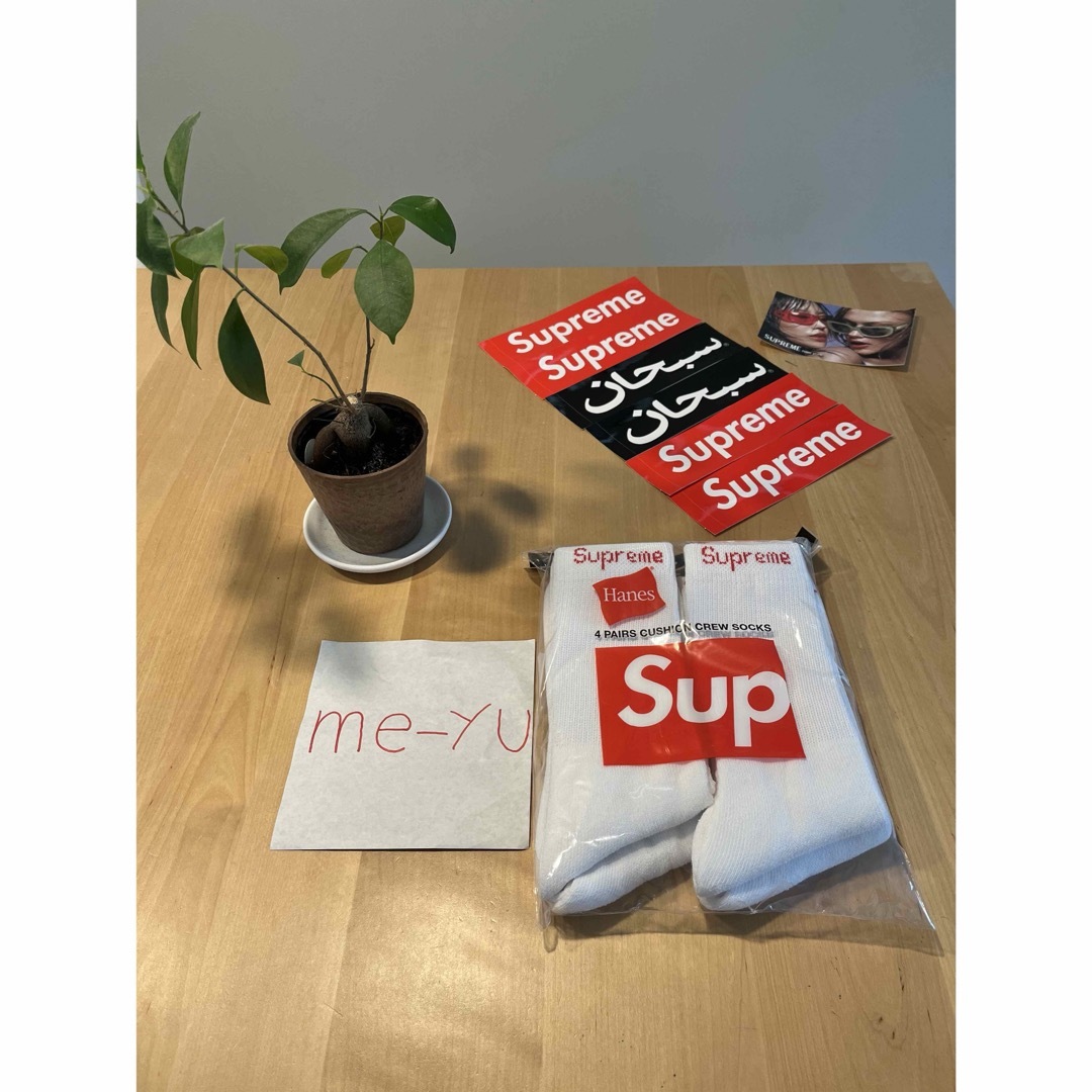 Supreme(シュプリーム)のSupreme/Hanes Crew Socks ヘインズ　ソックス　2足 メンズのレッグウェア(ソックス)の商品写真