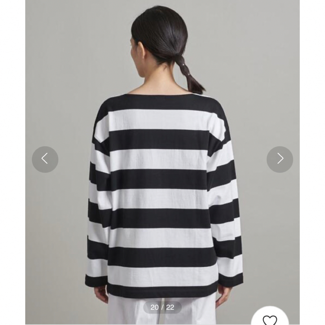 UNITED ARROWS(ユナイテッドアローズ)のLOEFF ボーダーロングTシャツ UNISEX レディースのトップス(Tシャツ(長袖/七分))の商品写真