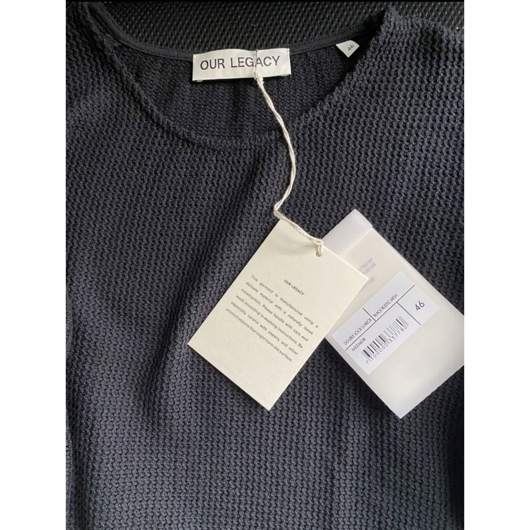 Jil Sander - OUR LEGACY DOUBLE LOCK U-NECK BLACK 46の通販 by A