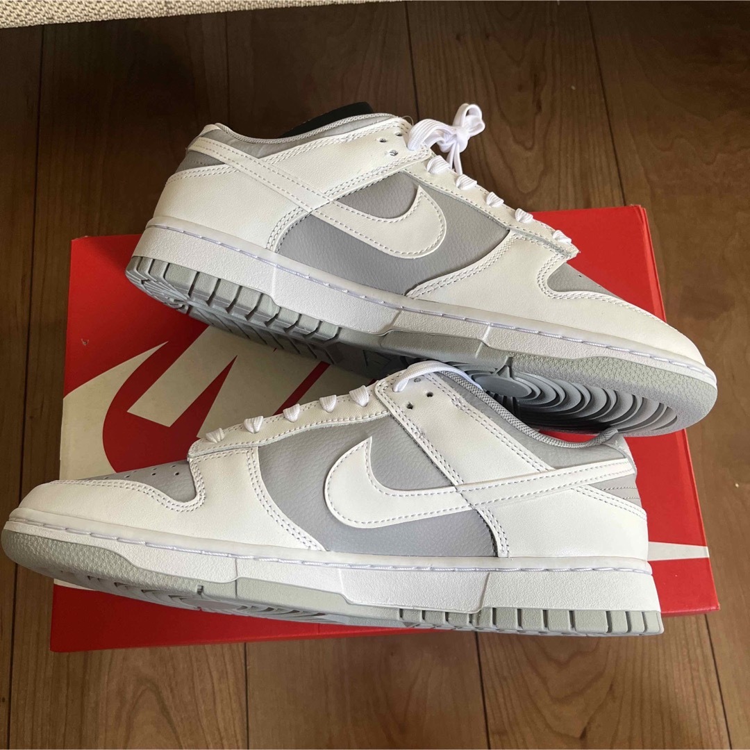 Nike DunkLow Grey and White ナイキ　ダンク グレー