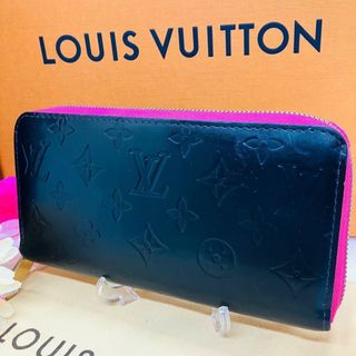 ルイヴィトン(LOUIS VUITTON)の ルイヴィトン　ラウンドファスナー ヴェルニ  長財布 モノグラム(財布)