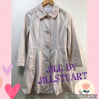 ジルバイジルスチュアート(JILL by JILLSTUART)の美品 ジルバイジルスチュアート  スプリングコート 綿コート トレンチコート S(スプリングコート)