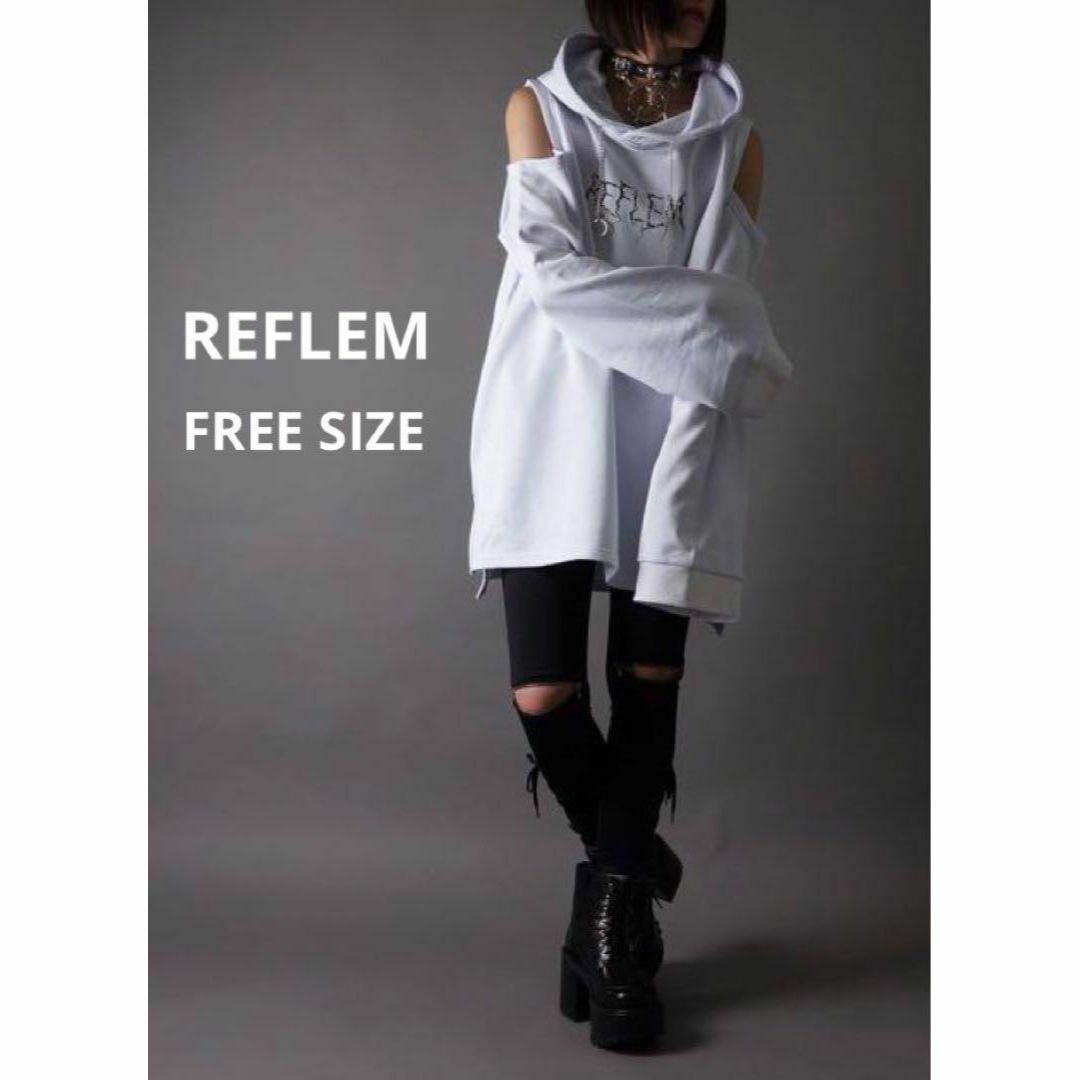 REFLEM ショルダーZIPチェーンパーカー