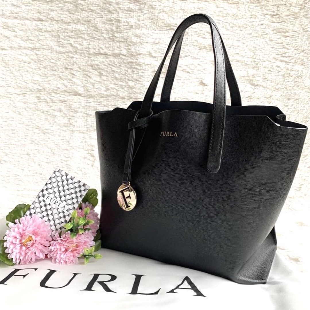 FURLA フルラ サリー ハンドバッグ トートバッグ ブラック