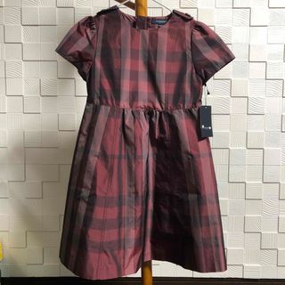 バーバリー(BURBERRY)の未使用＊Burberry＊チェックワンピース　120(ワンピース)