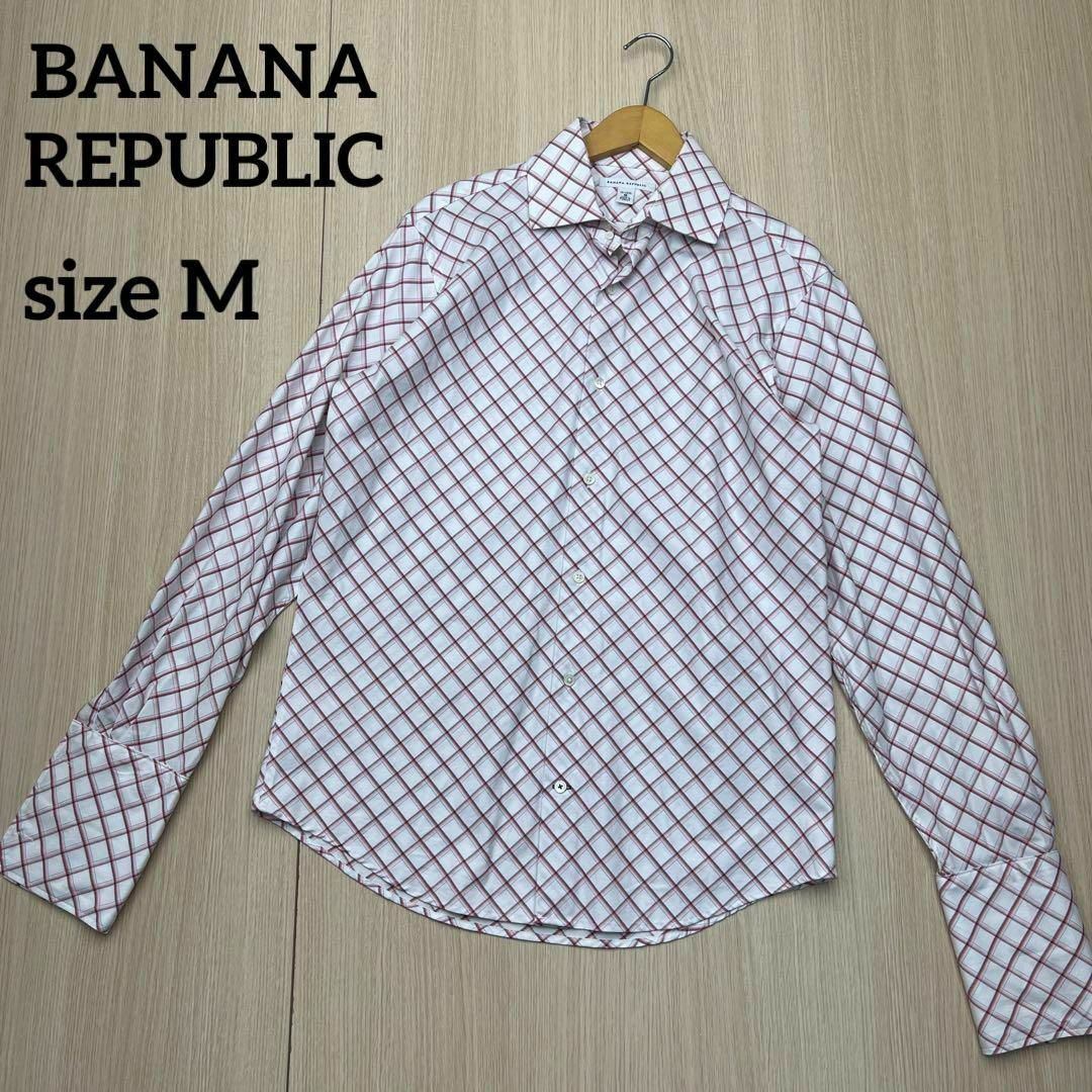 ● BANANA REPUBLIC  メンズ　長袖　シャツ　ワイシャツ