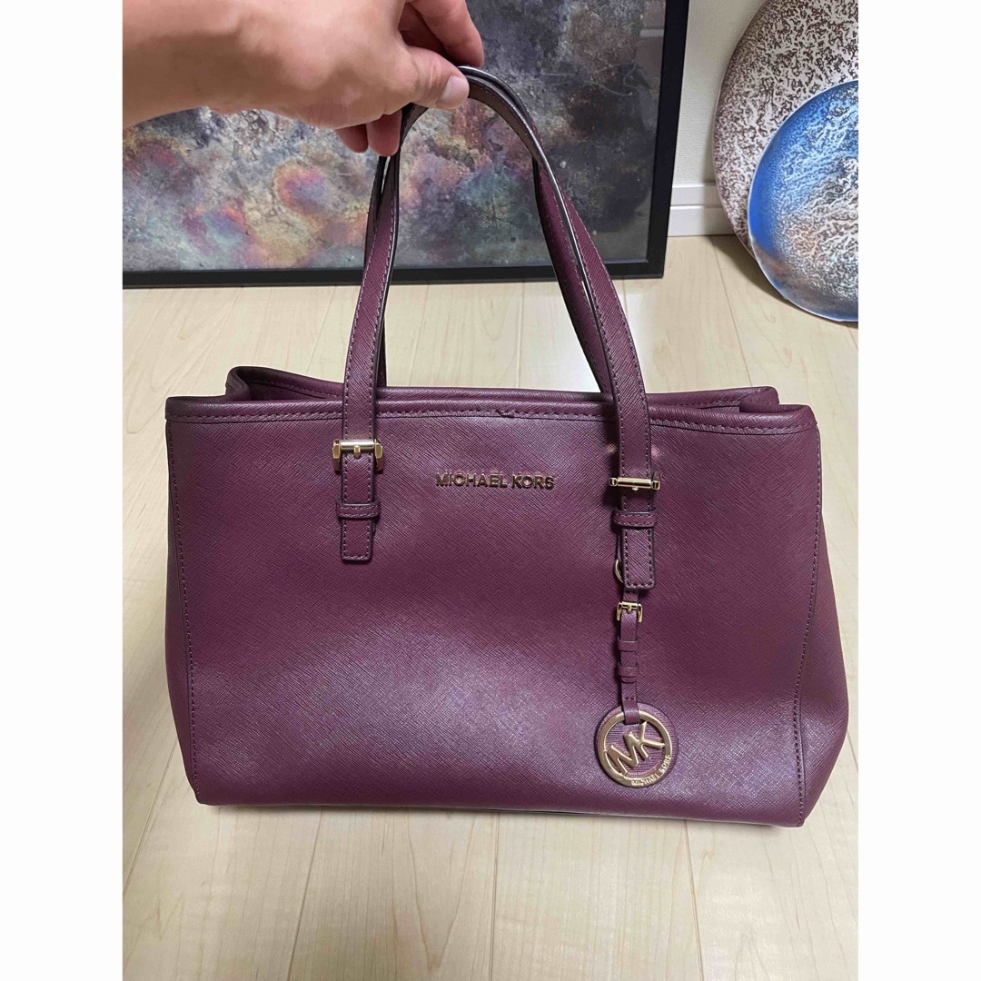 Michael Kors   MICHAEL KORS 2way ショルダーバッグ レザー ワイン