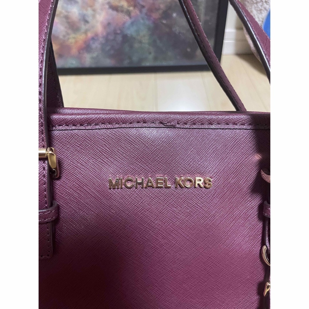 Michael Kors(マイケルコース)のMICHAEL KORS  2way ショルダーバッグ　レザー　ワインレッド レディースのバッグ(ショルダーバッグ)の商品写真