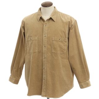 ビームス(BEAMS)の【中古】ビームス BEAMS コーデュロイ ワイドシルエットシャツ ベージュ【サイズL】【メンズ】(シャツ)