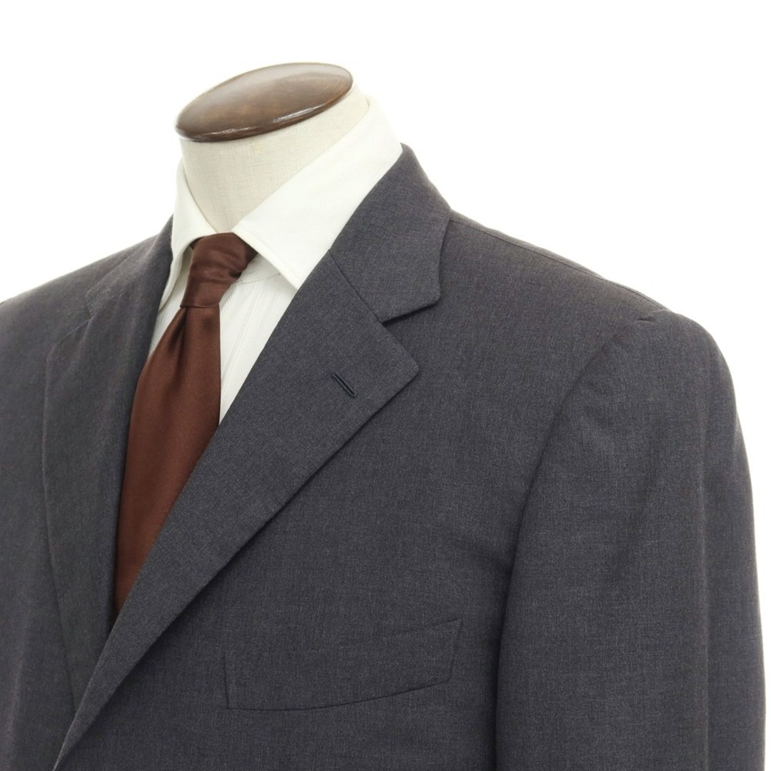 Ermenegildo Zegna(エルメネジルドゼニア)の【中古】エルメネジルドゼニア Ermenegildo Zegna ウール 3B セットアップ スーツ ダークグレー【サイズ52】【メンズ】 メンズのスーツ(セットアップ)の商品写真