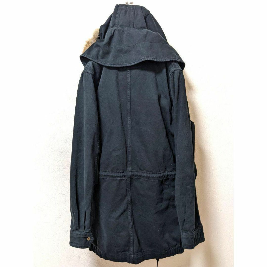 アナザーエディション モッズコート ブラック 黒色 6