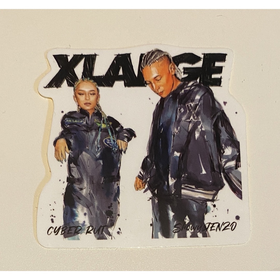 XLARGE(エクストララージ)のXlarge コラボステッカー　非売品 エンタメ/ホビーのタレントグッズ(ミュージシャン)の商品写真