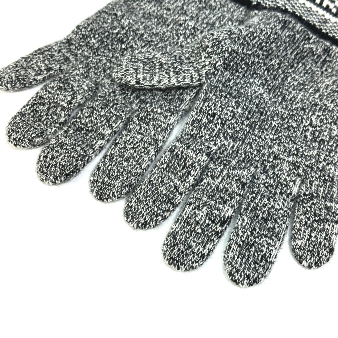 ディオール Dior ロゴ 25DWI754I177 手袋 グローブ ウール/カシミヤ ブラック 美品