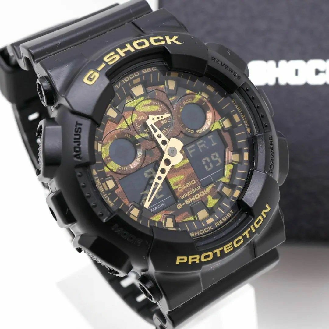 《美品》G-SHOCK 腕時計 迷彩 アナデジ 20気圧防水 メンズ n | フリマアプリ ラクマ