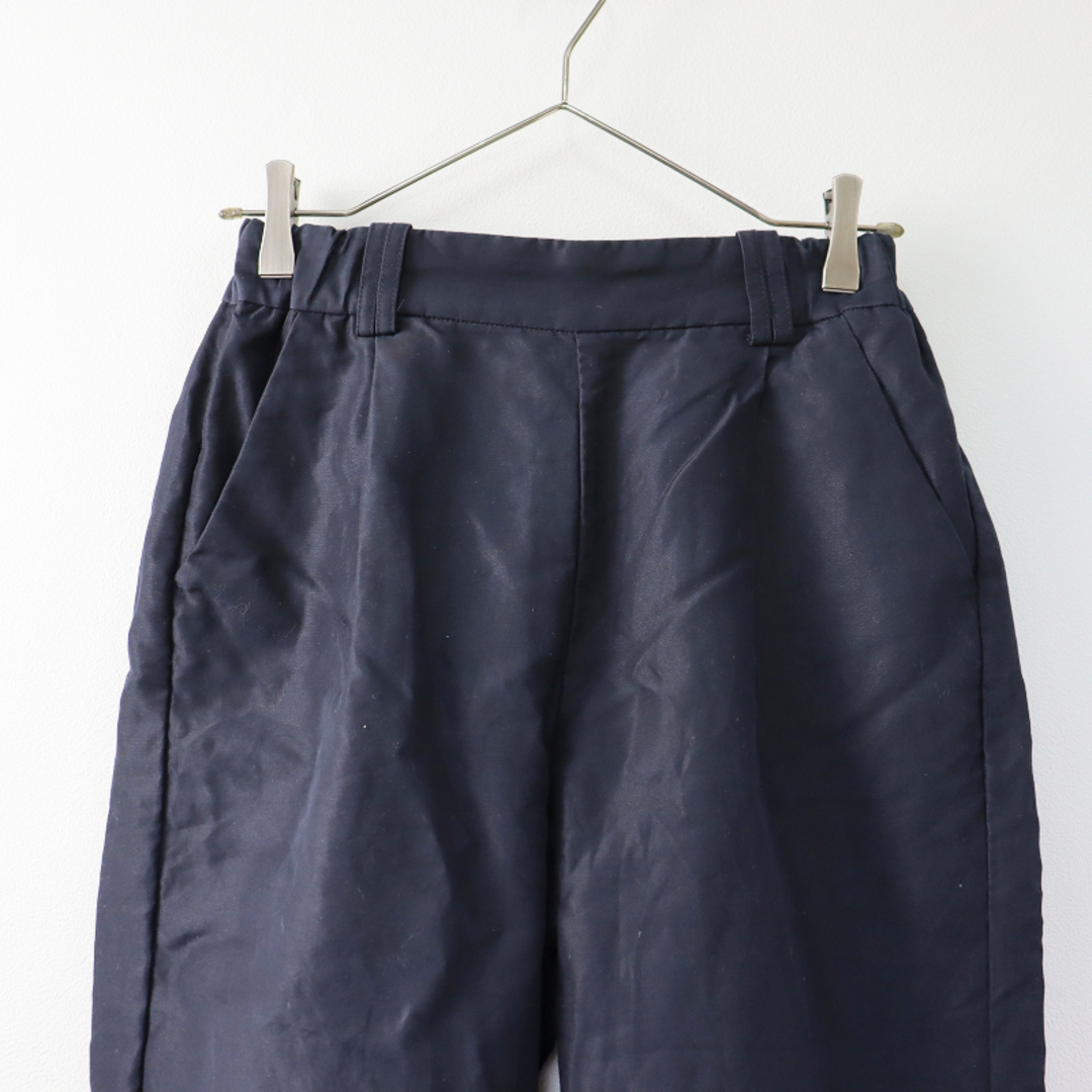 近年アイテム パラスパレス pal'las palace リネンコットン イージーフレアパンツ 2/ネイビー ボトムス ワイド 幅広【2400013511155】