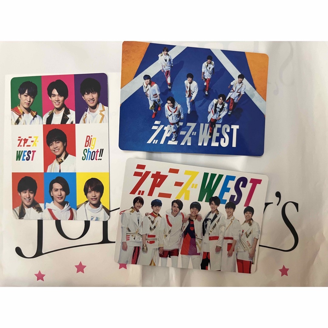 ジャニーズWEST カード　 エンタメ/ホビーのタレントグッズ(アイドルグッズ)の商品写真