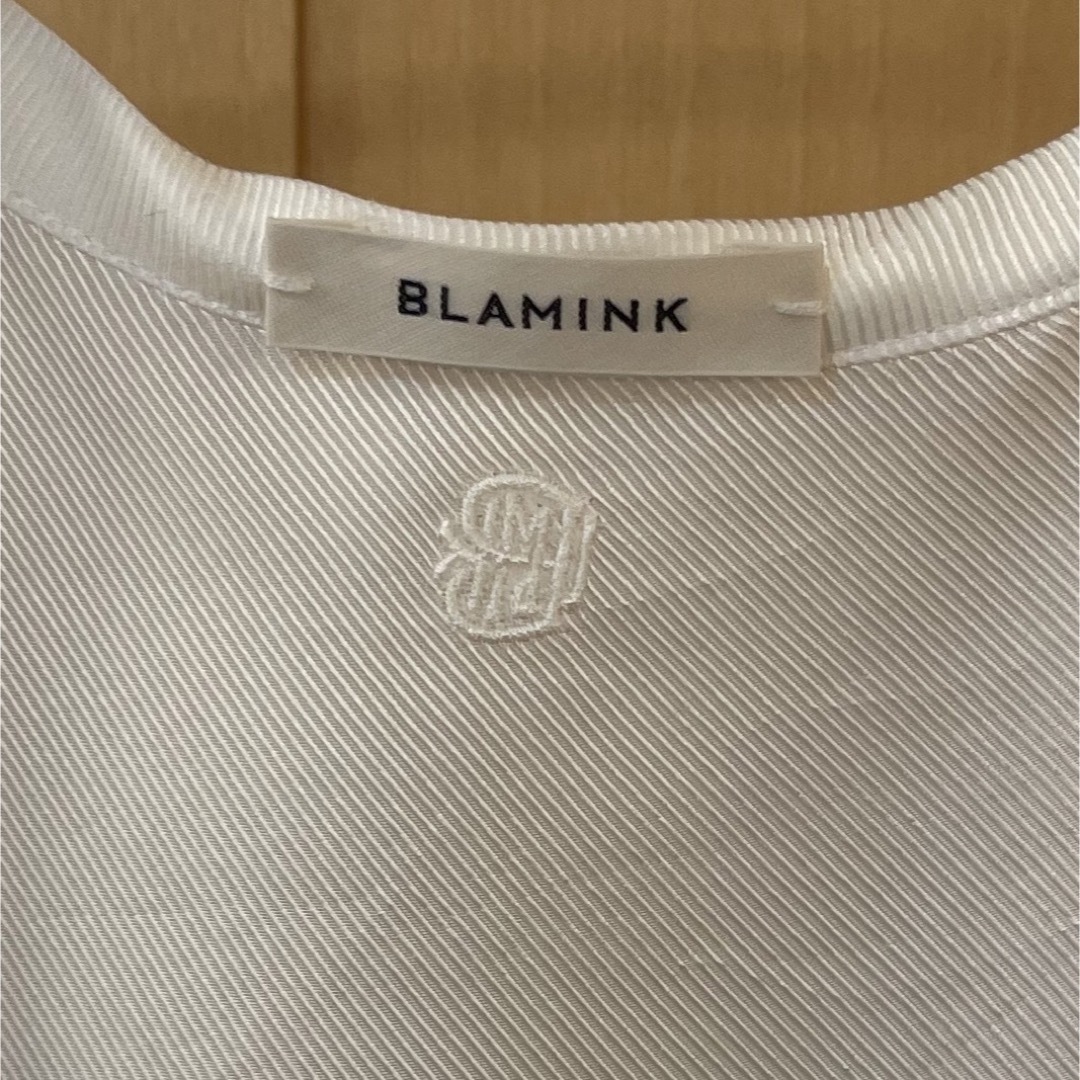 BLAMINK(ブラミンク)のkonbu様専用です⭐︎ ブラミンク シルクインティメイトワンピース　白 レディースのワンピース(ロングワンピース/マキシワンピース)の商品写真