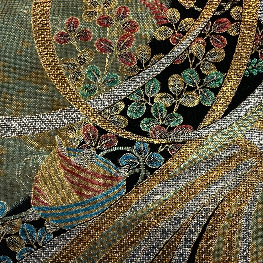 袋帯 美品 秀品 六通 正絹 【中古】の通販 by バイセル ラクマ店|ラクマ 袋帯 美品 秀品 六通 正絹