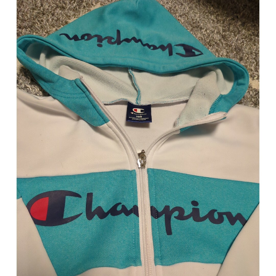 Champion(チャンピオン)のチャンピオンジャージ上下♪ キッズ/ベビー/マタニティのキッズ服女の子用(90cm~)(ジャケット/上着)の商品写真