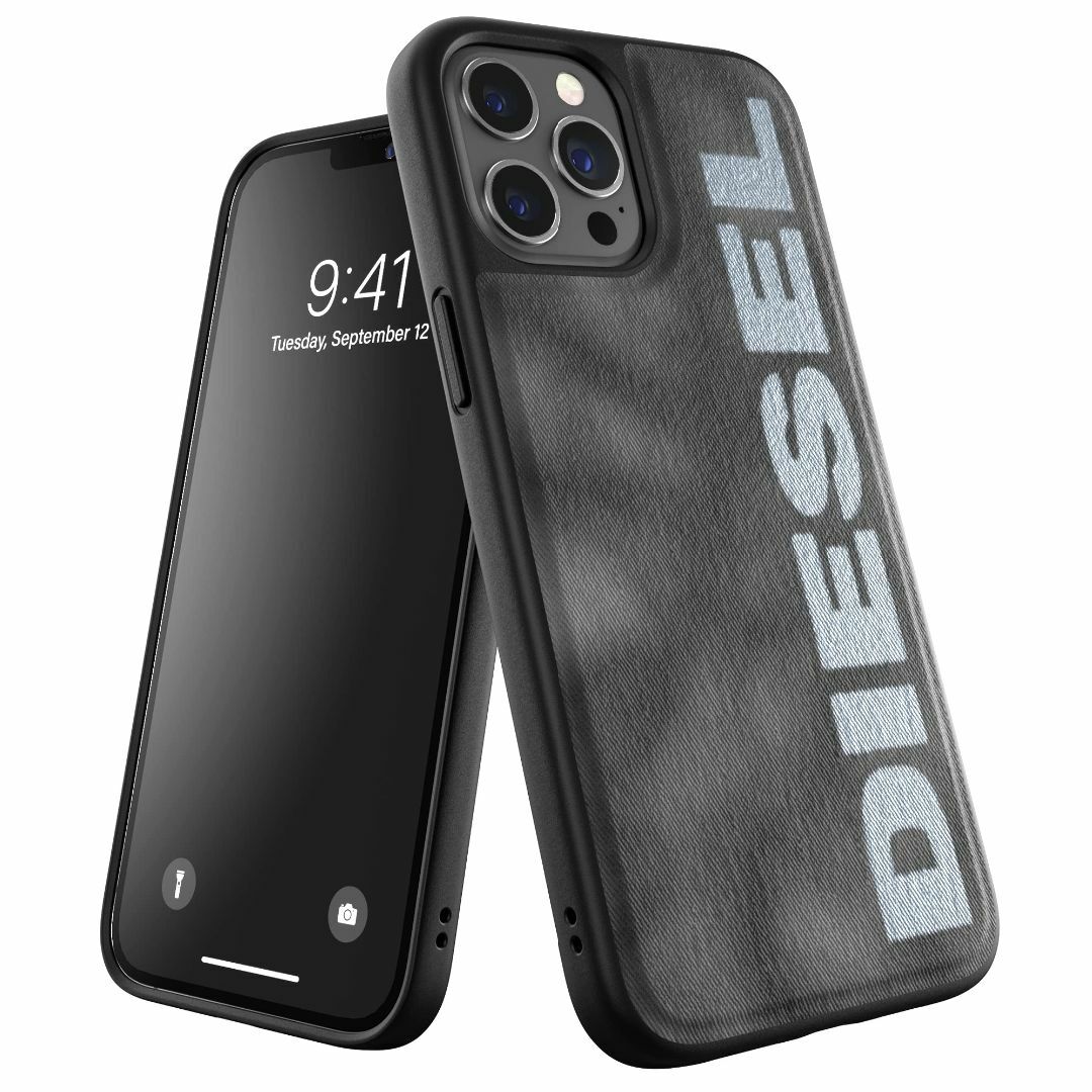 【色: グレー/ホワイト】DIESEL iPhone12 Pro Max ケース