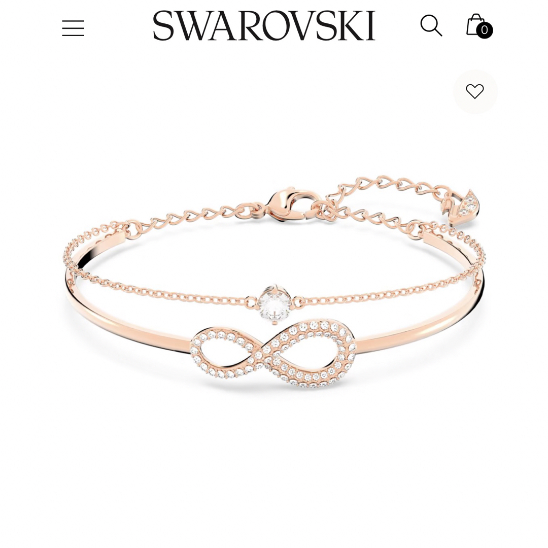 SWAROVSKI(スワロフスキー)のスワロフスキー　ブレスレット レディースのアクセサリー(ブレスレット/バングル)の商品写真