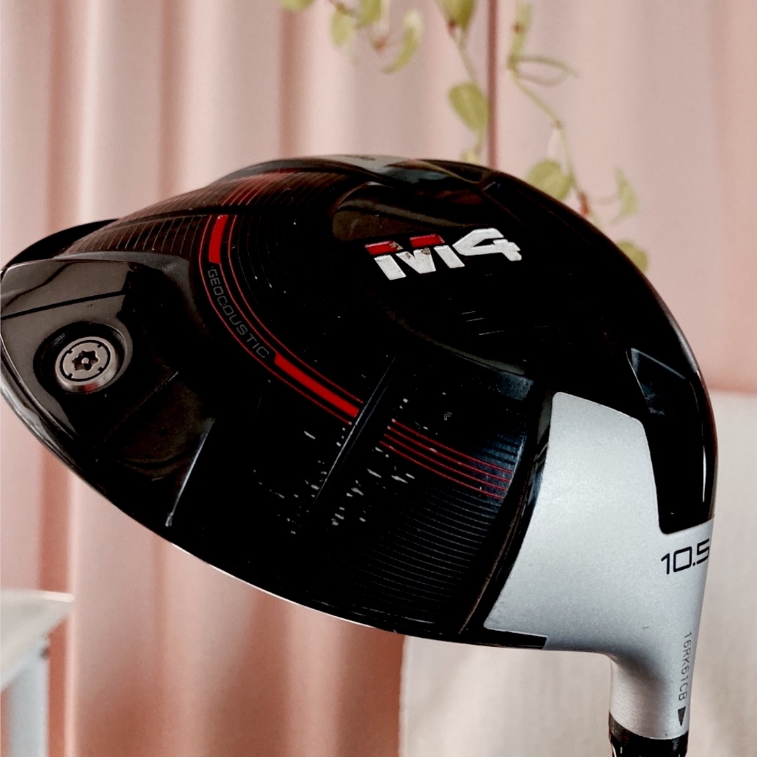 TaylorMade(テーラーメイド)のテーラーメイドM4ドライバー【ヘッドカバー付き】【グリップ替え】 チケットのスポーツ(ゴルフ)の商品写真