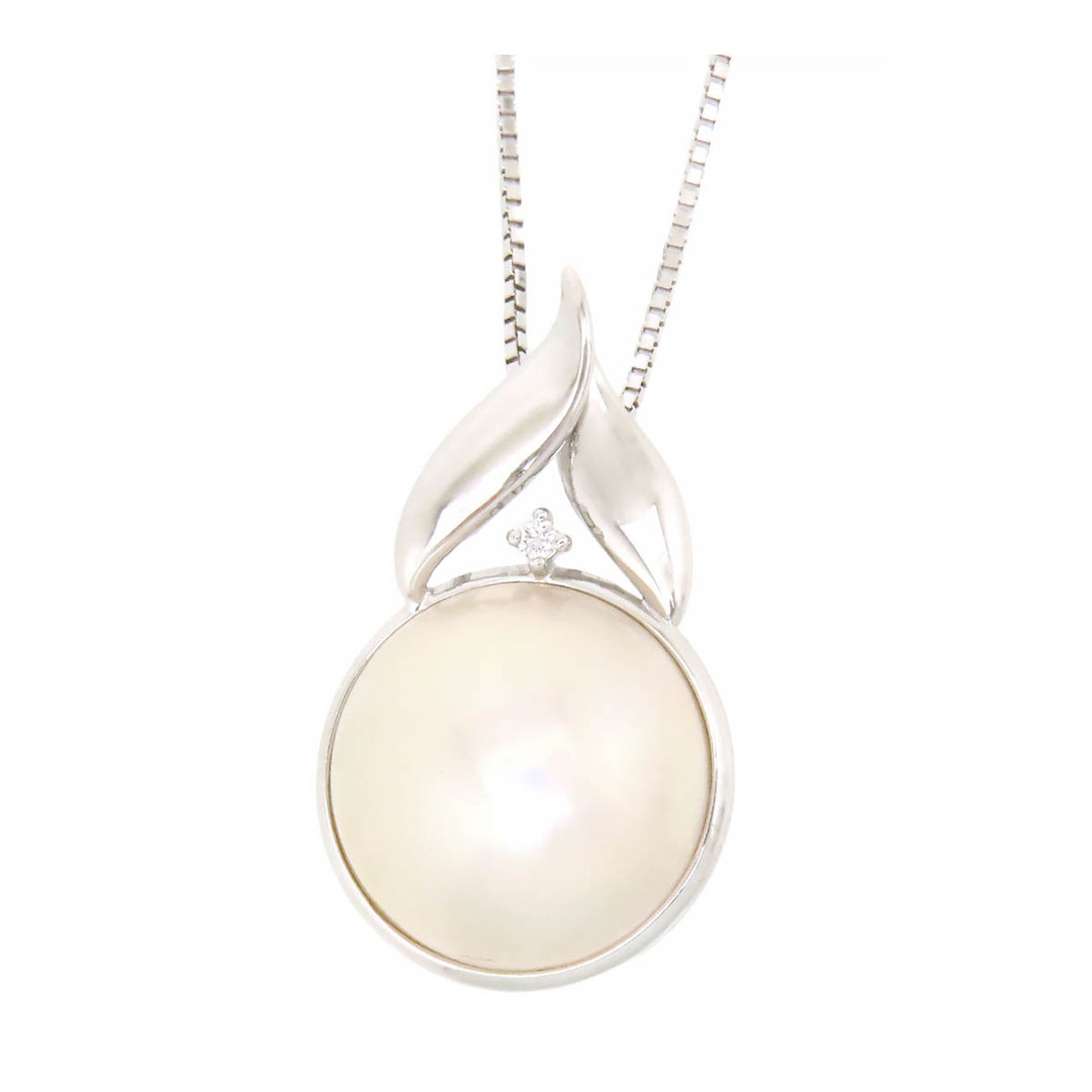美品 ネックレス K18WG レディース-