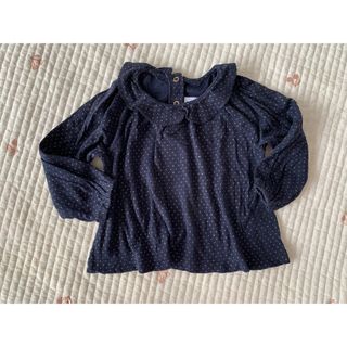 プチバトー(PETIT BATEAU)の専用プチバトー　ゴールドドットトップス　81(シャツ/カットソー)