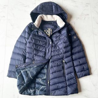 ラルフローレン(Ralph Lauren)の【美品】ラルフローレン　薄型軽量ダウンコート　ネイビー(ダウンジャケット)