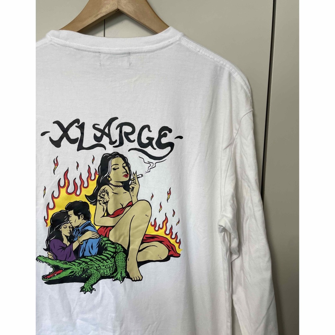 【Lサイズ】Xlarge ロンt エクストララージ　長袖　即完売品 | フリマアプリ ラクマ