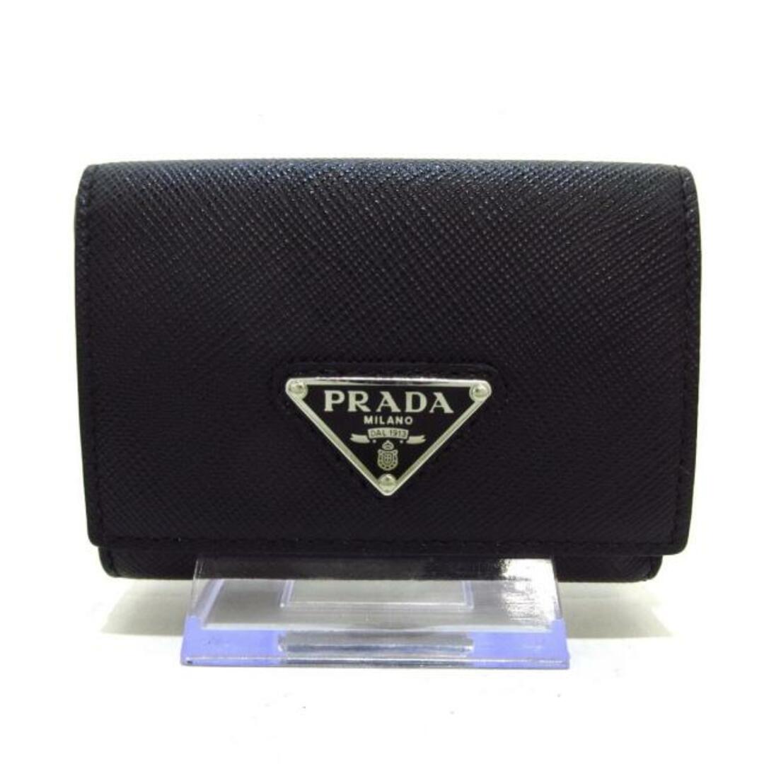 PRADA(プラダ) 3つ折り財布美品  2MH042 黒