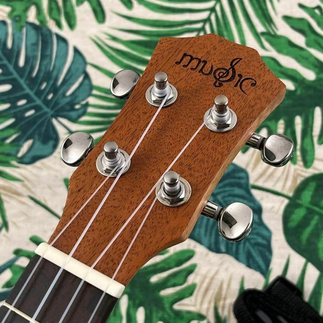 【music ukulele】カッタウェイのエレキ・コンサートウクレレ【付属有】 5