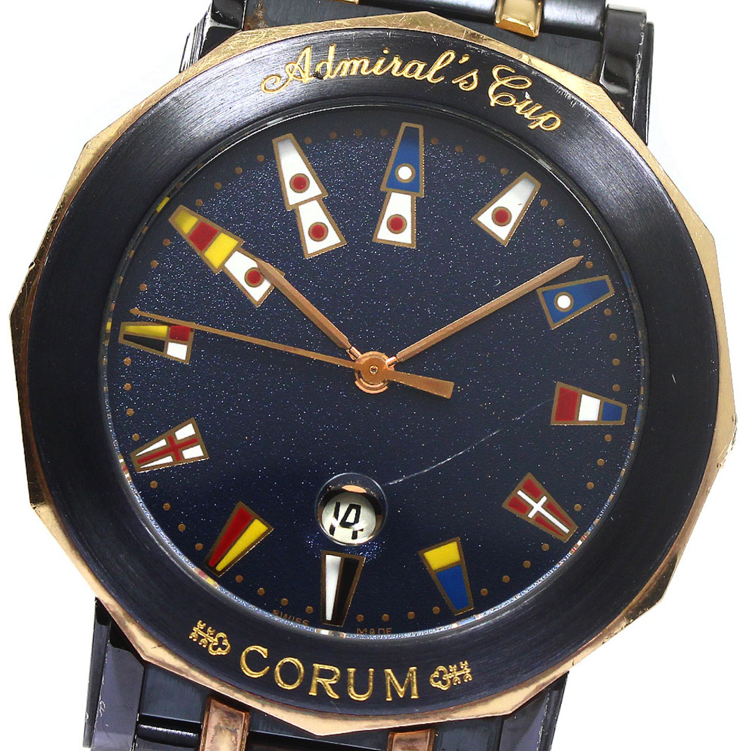 CORUM(コルム)のコルム CORUM 99.430.34.V585 アドミラルズカップ ガンブルー クォーツ メンズ _768970【ev10】 メンズの時計(腕時計(アナログ))の商品写真