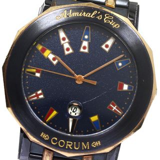 コルム(CORUM)のコルム CORUM 99.430.34.V585 アドミラルズカップ ガンブルー クォーツ メンズ _768970【ev10】(腕時計(アナログ))