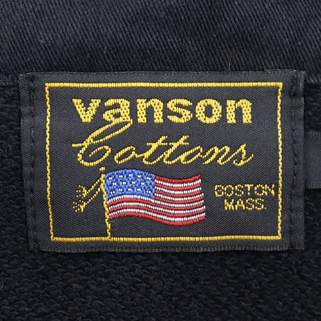 VANSON(バンソン)の【VANSON】バンソン コットン 黒 メンズ ブルゾン メンズのジャケット/アウター(ブルゾン)の商品写真