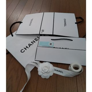 シャネル(CHANEL)のCHANELリボン🎀 ショップ袋 ショッパー5点(ショップ袋)