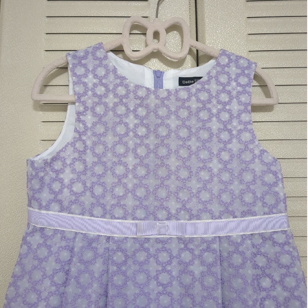 mikihouse(ミキハウス)のBeBe　フォーマルワンピース　130cm キッズ/ベビー/マタニティのキッズ服男の子用(90cm~)(ドレス/フォーマル)の商品写真