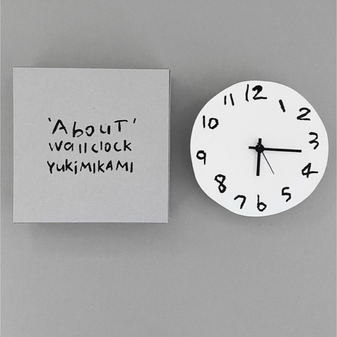 About wall clock Yuki MIKAMI インテリア/住まい/日用品のインテリア小物(掛時計/柱時計)の商品写真