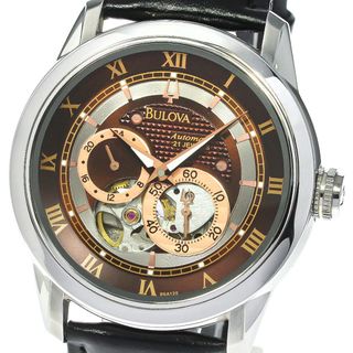 ブローバ(Bulova)のブローバ BULOVA 96A120 スケルトン スモールセコンド 自動巻き メンズ 良品 _767281(腕時計(アナログ))