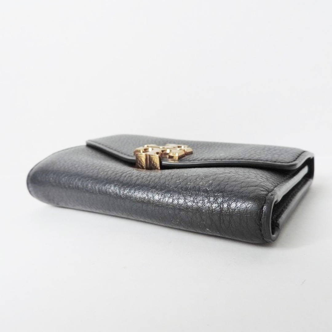Tory Burch - トリーバーチ 3つ折り財布 - 黒 レザーの通販 by ブラン