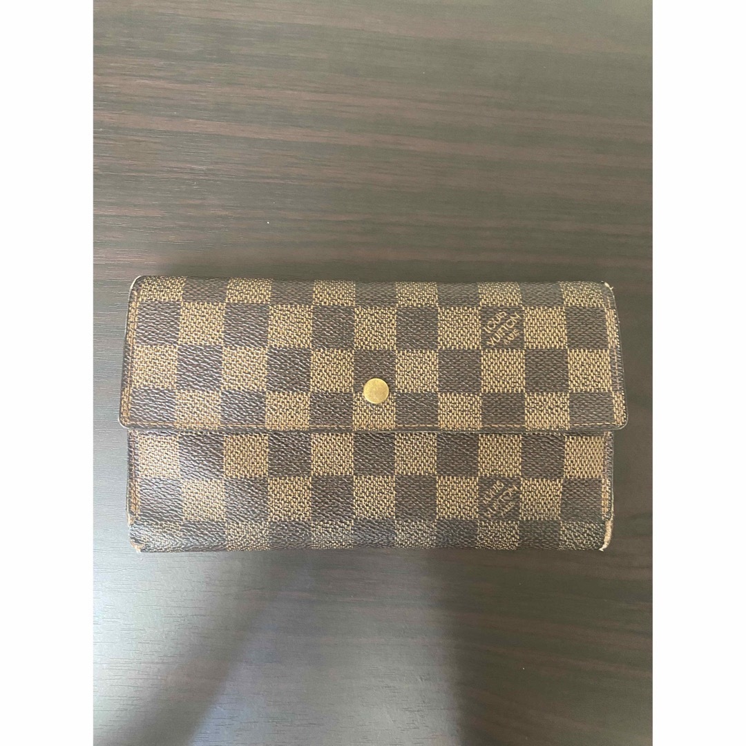 LOUIS VUITTON(ルイヴィトン)の値下げ中　ルイヴィトン　ダミエ　長財布 レディースのファッション小物(財布)の商品写真