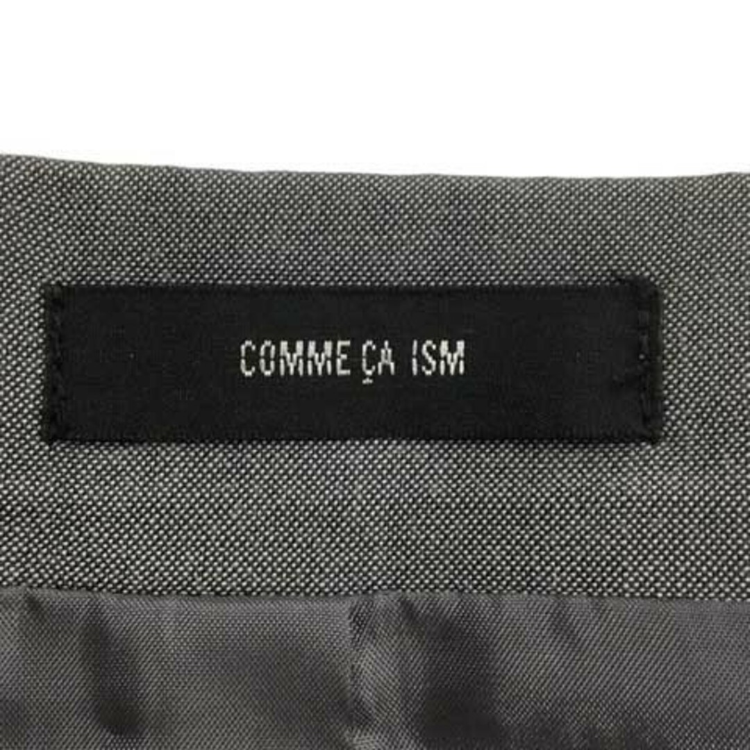 COMME CA ISM(コムサイズム)のコムサイズム ジャケット テーラード シングル 無地 長袖 L グレー レディースのジャケット/アウター(その他)の商品写真