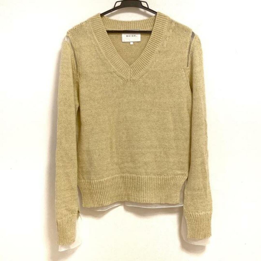 BEIGE(ベイジ) 長袖セーター サイズ4 XL -