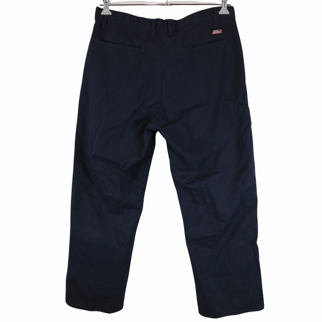 Dickies ディッキーズ ワークパンツ ワンポイントロゴ  ネイビー (メンズ 34)   O3950