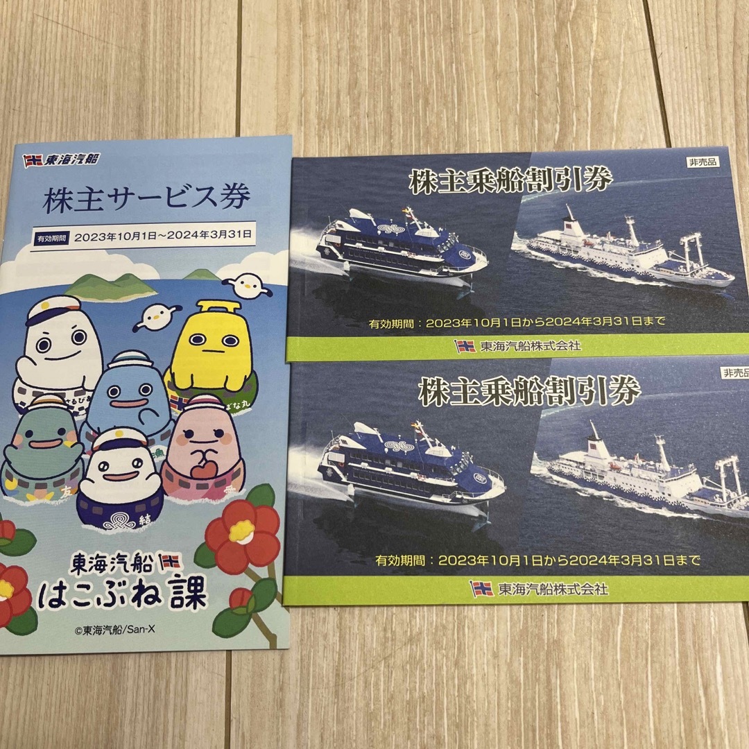 最新版 東海汽船株主乗船割引券 20枚の通販 by yuha's shop｜ラクマ