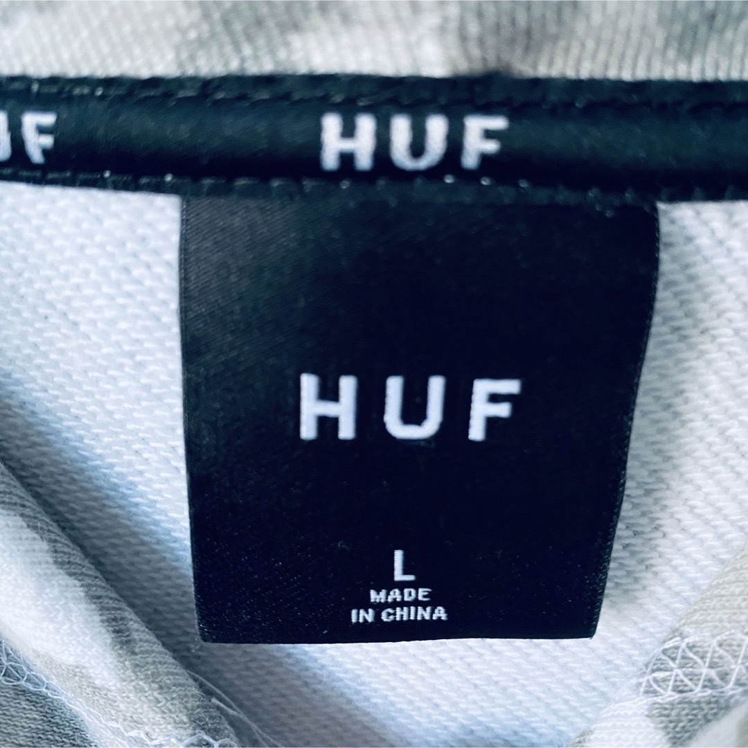 HUF - 【希少デザイン】 ハフ パーカー Lサイズ 総柄 レオパード