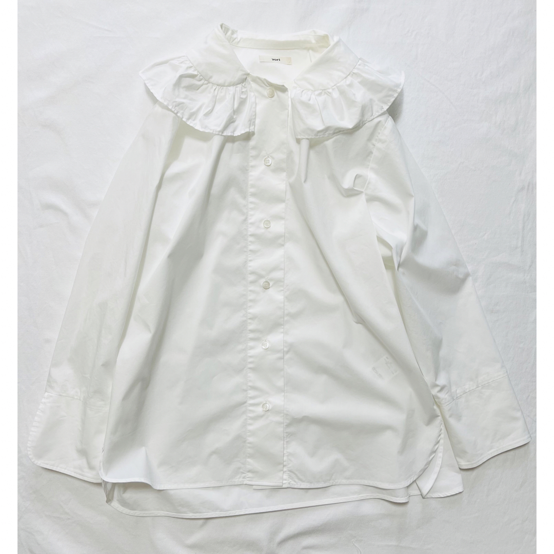 Drawer - yori ヨリ フリルカラーシャツ ブラウスの通販 by gumatans ...