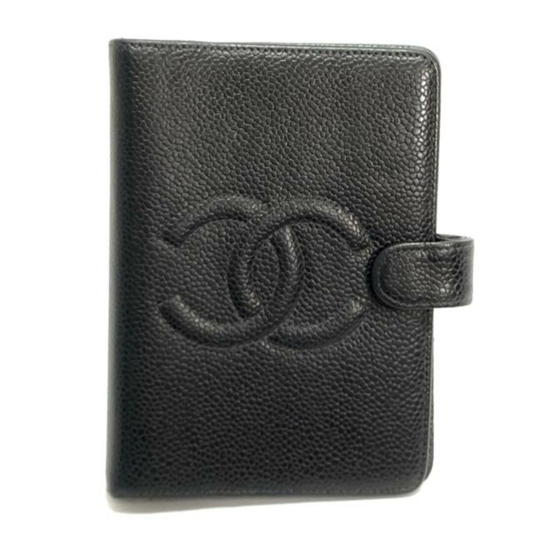 CHANEL - シャネル 手帳美品 - 黒 キャビアスキン