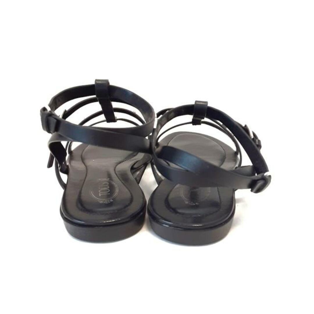 トッズ サンダル 37 1/2 レディース美品 -