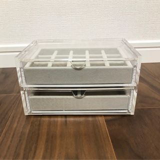 ムジルシリョウヒン(MUJI (無印良品))の【再値下げ】無印良品　アクセサリー収納　アクリルケース(小物入れ)